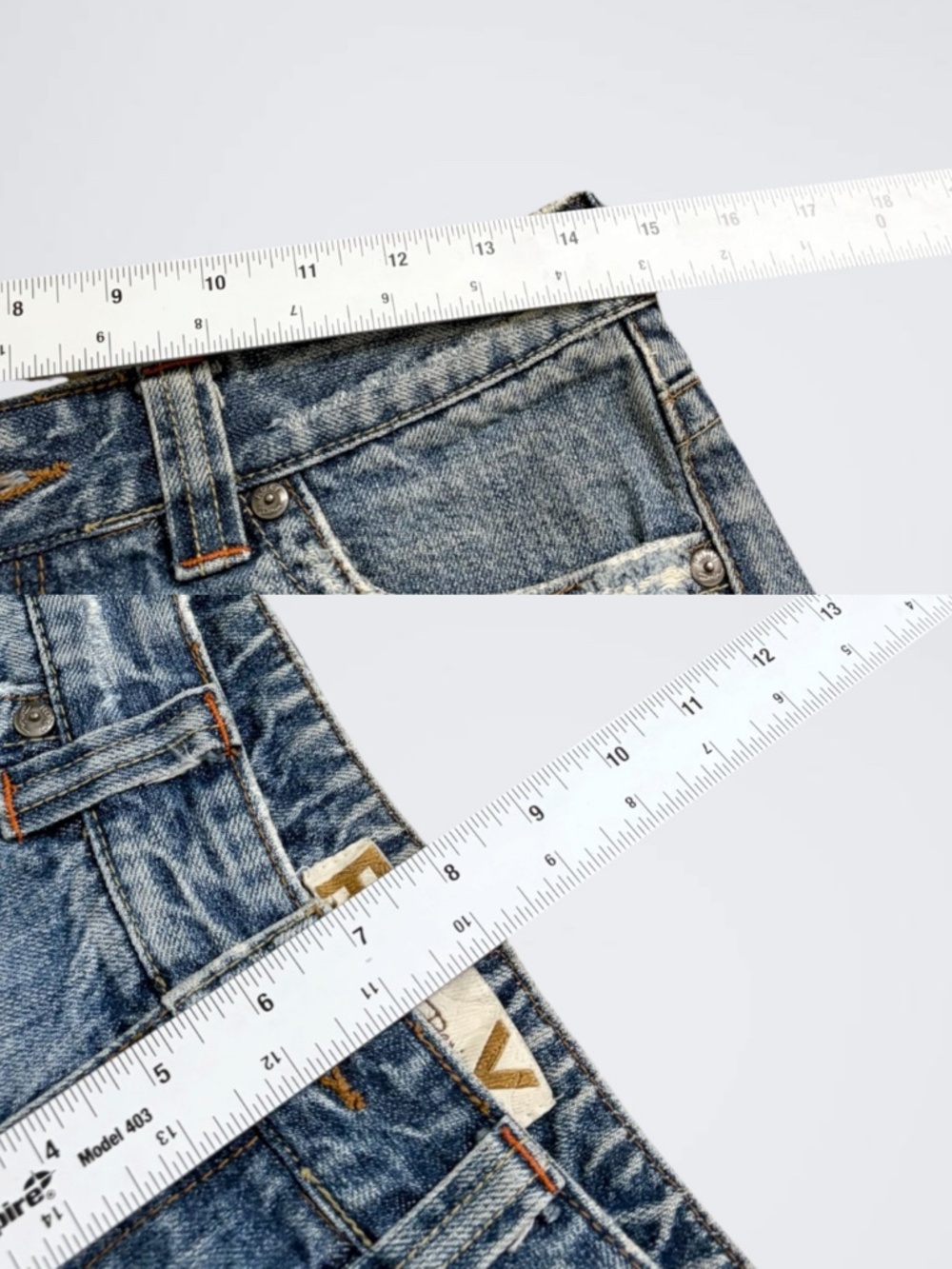 Y2K Roxy Low Rise Micro Denim Shorts - Picture 9 of 9